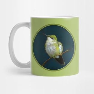 Hummingbird Painting - Cute Original Bird Art Mug